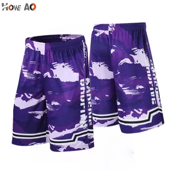 

HOWE AO Mens Camouflage Printed Shorts Elastic Waist Drawstring Fitness Slim Gym Sports Short Pant Men Summer Shorts 2019