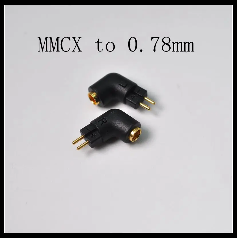 MMCX конвертер 0,78 мм гарнитура конвертер штекер 0,78 мм к mmcx к qdc - Цвет: MMCX to 0.78mm
