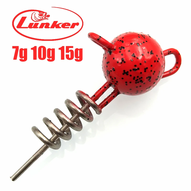 Lunker flexhead 7 г 10 15 тыква зеленая красная светящаяся щука мускус такелаж мягкие
