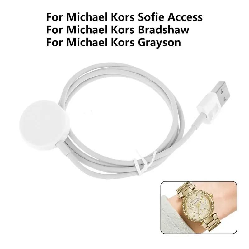 

1 Pc Portable Charging Stand Dock Smart Watch Charger Cable for Michael Kors Access Smartwatch Accessories