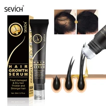 Sevich Ginger Thickener Hair Growth Oil 20ml Hair Loss Treatment Massage Roller Strong Hair Root & Fast Grow Hair Serum