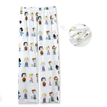 Домашние Мультяшные домашние штаны для девочек, штаны для сна, женские милые пижамные штаны, удобные пижамы