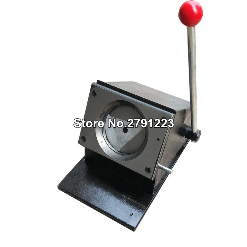 Desktop Manual 20mm 25mm 30mm 45mm 54mm Paper Graphic Punch Die Cutter DIY Button Maker Round Badge Cutter Card Cutting Machine