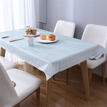 

Simple Generous Checkered Style Home Dining Table Cloth Restaurant Rectangular/Round Picnic Plaid Cloth Red Tablecloth