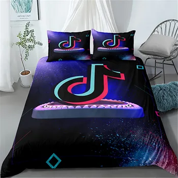 

Children's bed 140x210 duvet bedding with vibrato pattern pillowcase two-piece/three-piece (customizable patterns)
