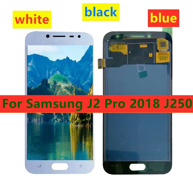 ЖК-дисплей для Samsung Galaxy J2 Pro 2018 дигитайзер сенсорного экрана в сборе SAMSUNG J250F J250 J250M |