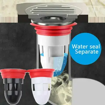 

Toilet Deodorant Floor Drain Bathroom Sink Drain Odor-proof Plug Leak Trap Shower Plug Silicone Drains Bathtub Core Bathroo M1N1