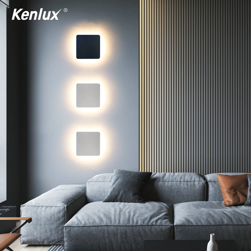 Современный светодиодный настенный светильник 6 Вт алюминиевый корпус