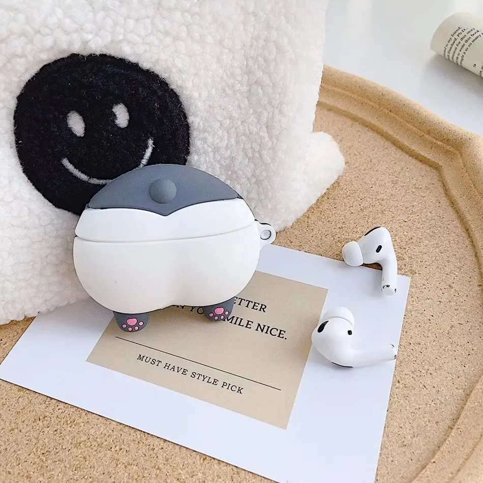 1069L 3D чехол для наушников для Airpods Pro Чехол силиконовый милый тост Ститч Мультяшные наушники/Earpods чехол для Apple Air pods Pro 3 чехол s - Цвет: 1069L