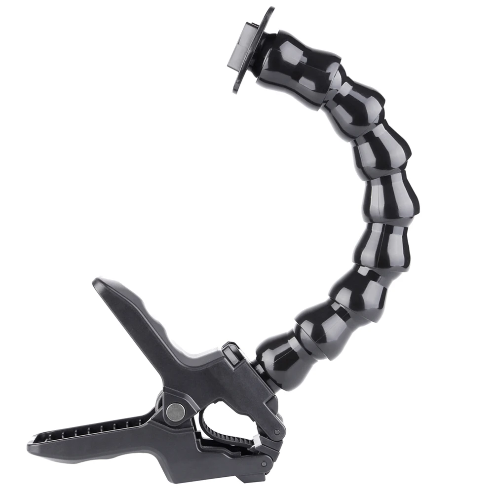 Челюстей Flex Clamp Mount Регулируемая шея для GoPro Hero 7/6/5/4/3/3+ Камера аксессуары