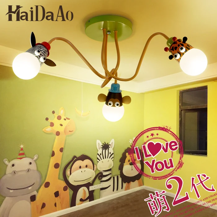 

LED cartoon children's room lamp bedroom ceiling lamp boy girl warm personality kindergarten children lamps