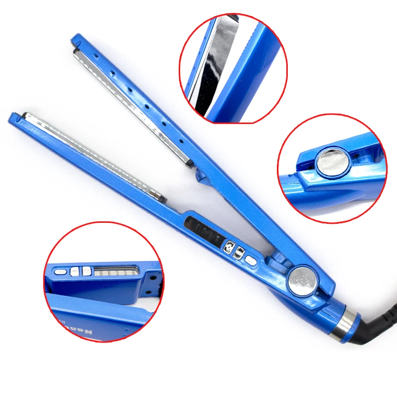 2 в 1 Профессиональный утюжок для волос, утюжок для волос Chapinha Prancha titanium 11/4 nano titanium 450F, быстрый температурный выпрямитель для волос