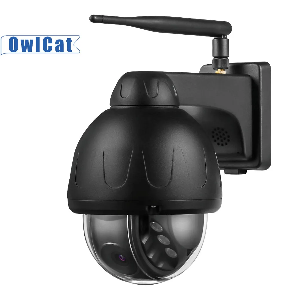 OwlCat HD 2MP 5MP уличная купольная IP камера спиннинг Wifi P2P двухсторонняя аудио SD карта водонепроницаемая камера видеонаблюдения беспроводная ИК ночного ONVIF2.4
