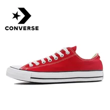 Converse ALL STAR обувь на низком ходу, катания на скейтборде; классическая парусиновая Uninex классические кроссовки мужские и женские Скейтбординг обувь