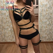 2 шт., новая мода, темно-рок уличный ремень, кожаный ремень, ремни для связывания, регулируемый пояс-корсаж с пряжкой