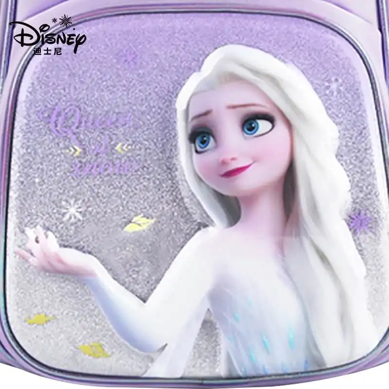 Disney Frozen School Bags for Girls Elsa Anna Primary Student Shoulder Backpack Large Capacity Water Proof Teenage Gift Mochilar