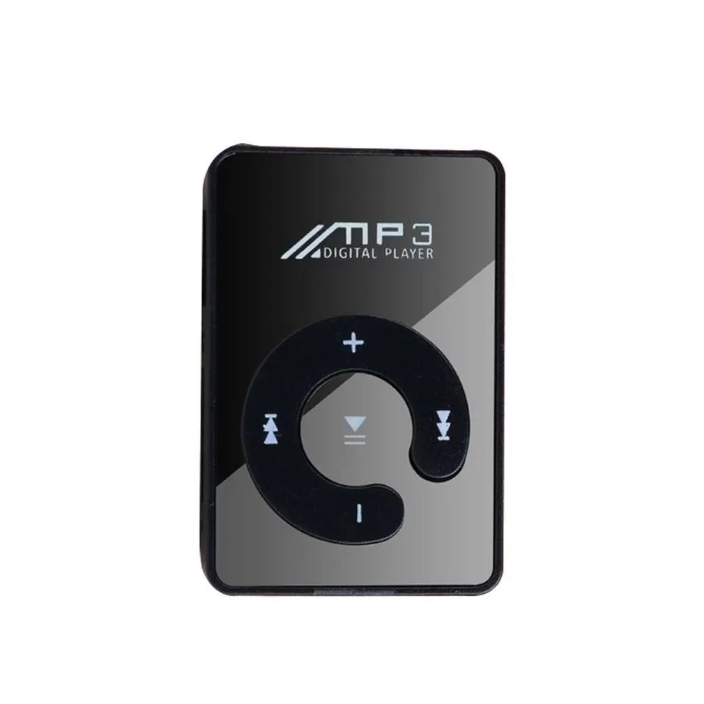 Портативный мини-зеркальный mp3-плеер музыкальный медиаплеер поддержка Micro SD TF