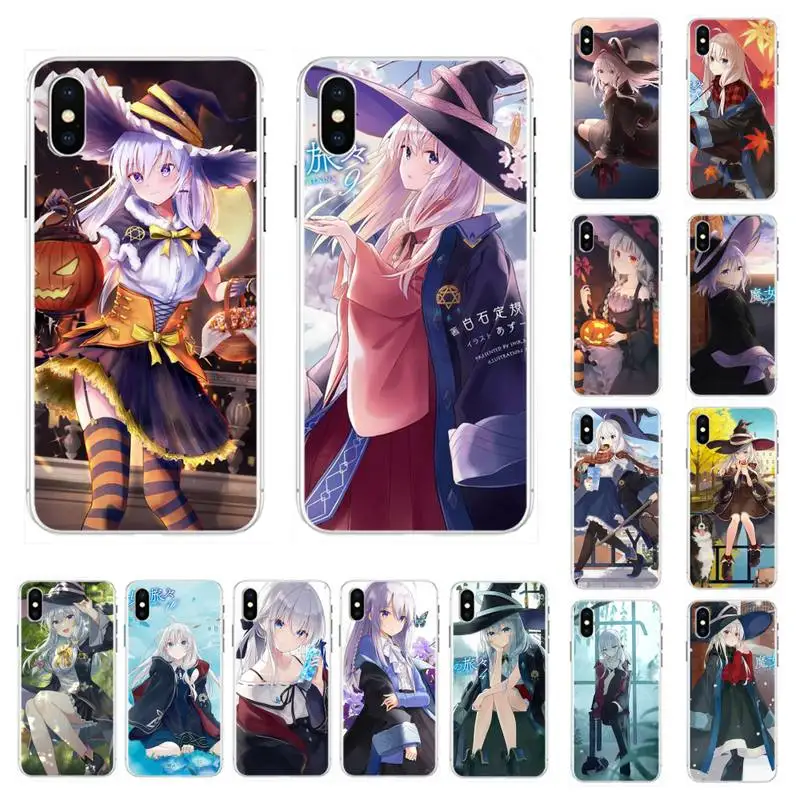 Fhnblj Majo No Tabitabi The Journey Of Elaina Phone Case For Iphone 11 12 Pro Xs Max 8 7 6 6s Plus X 5s Se Xr Case Phone Case Covers Aliexpress