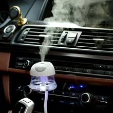 Диффузор USB тихий ароматерапия миниатюрный Автомобильный увлажнитель воздуха Электрический офис дома портативный светодиодный свежий эфирное масло очиститель воздуха
