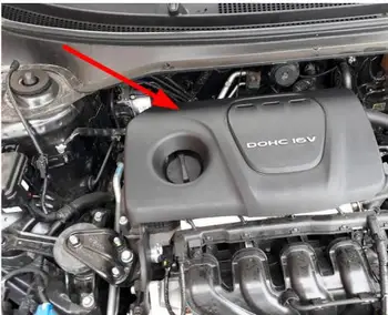 

For Hyundai Engine dust cover Creta IX25 1.6 Cited cover decorative Hood cover decoration( Top Cover) Rio Soul Solaris 2017