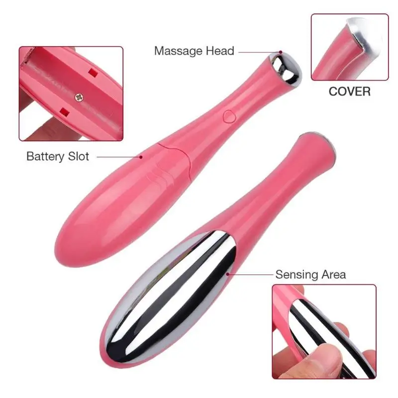 Electric Eye Massage Device Mini Dark Circle Puffiness Removal One-click Manipulation Convenient and Fast Anti Wrinkle Pen