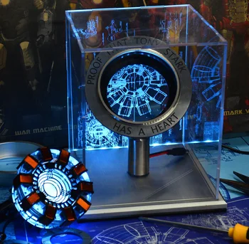 

Avengers 1: Iron Man Arc Reactor Doll MK2 Iron Man Reactor Tony Stark Arc Reactor DIY Parts Model Toy with LED Light
