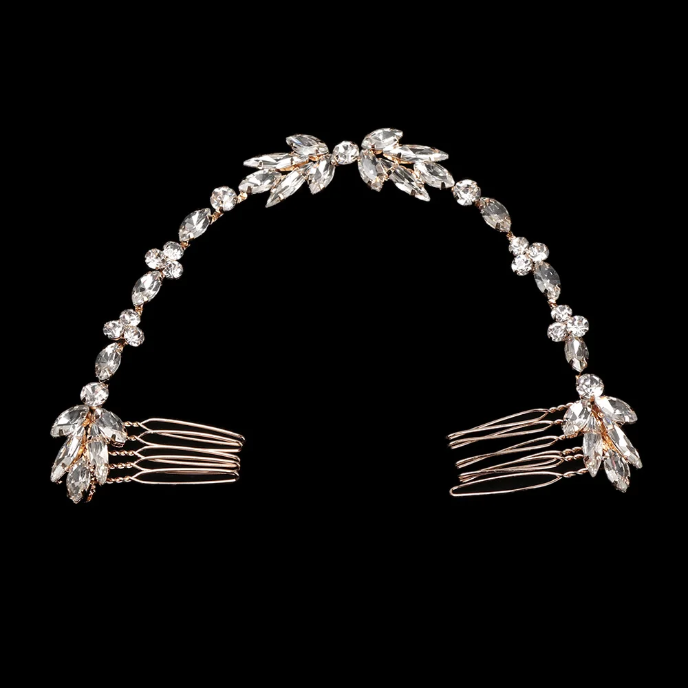 35/50/100/150CM Pearl Crystal Wedding Hair Vine Tiara Bridal Headband Fashion Hair Accessories Romantic Women Hair Jewelry