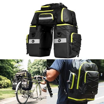 

Men Backpack Waterproof Bicycle Bag Bike Cyling Bag Bicycles Motorcycle Panniers Bags Tail Seat Bags for Bike Cycling Accessory