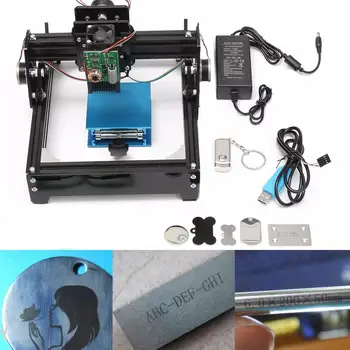 

10W 15W USB Laser Cutter Metal Laser Engraver CNC Router DIY Marking Machine Metal Stone Wood Engraving Area 14 x 20cm