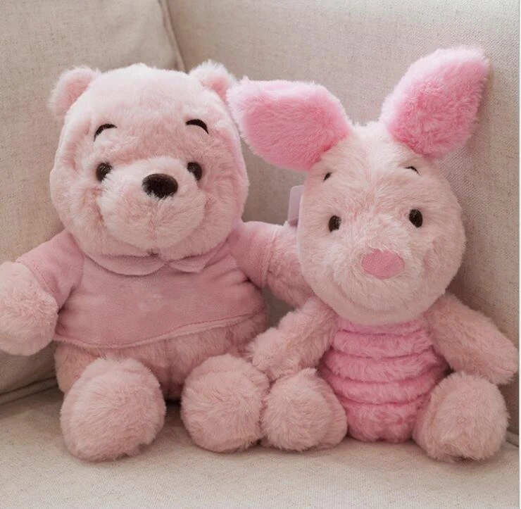 25 см плюшевая Розовая кукла Винни и пиглет 7 подарок на день рождения игрушки для мальчиков и девочек
