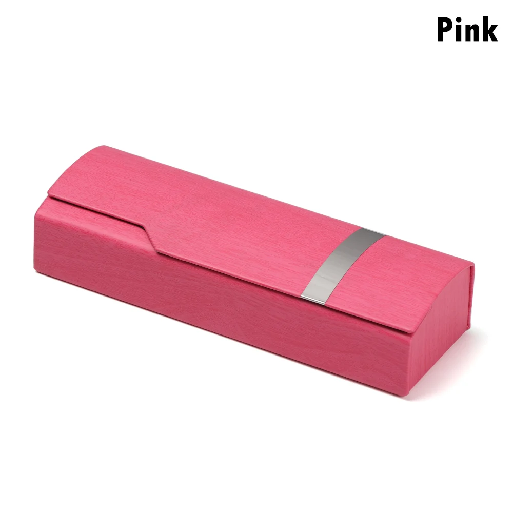 pink Горячая Новинка 1 шт унисекс портативная коробка для очков Модные прямоугольные очки для чтения солнцезащитные очки защитный чехол Защита для очков - Цвет: pink