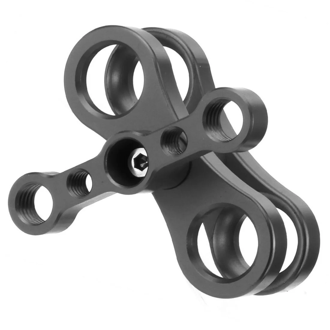 Aluminium CNC Kugelkopf Schmetterling Clip Tauchlicht Arm 360 Grad Clip Adapter Halterung Halter für Gopro YI für OSMO Action Kamera – Detail 13