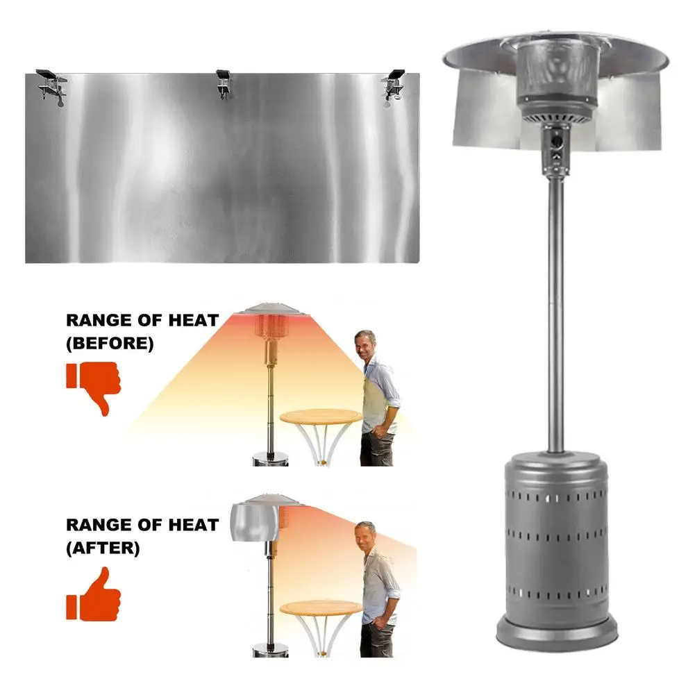 Outdoor Patio Heaters Heat Focus Reflector Of Propane Terrace Heater