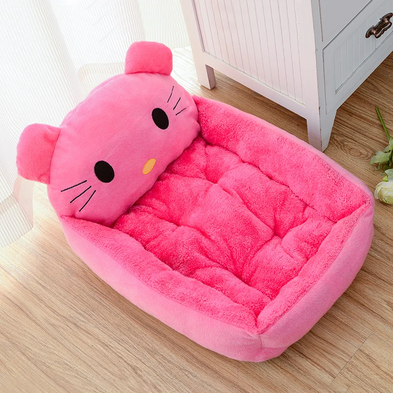 

Dog Beds Hellokitty Pink Pet Teddy Bear Bear Small Dog Cartoon Worm Nest Kennel Sleeping Bag Pet Nest Pet Supplies