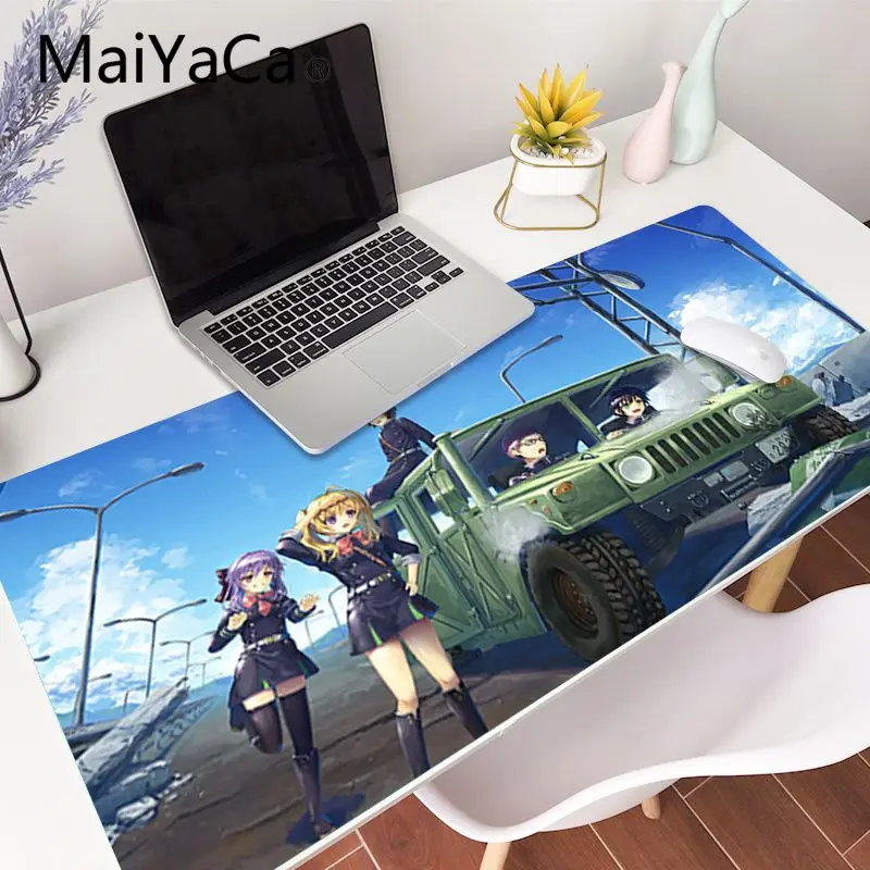 

MaiYaCa высококачественные игровые коврики Owari No Seraph для геймеров коврик для мыши игровой коврик для мыши xl xxl 800x300 мм для Lol world of warcraft