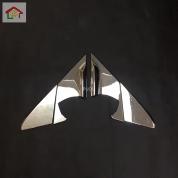 

For Ford Edge 2015 2016 2017 2018 Car styling Car front door windows Outside A-pillar Panel Cover Trim