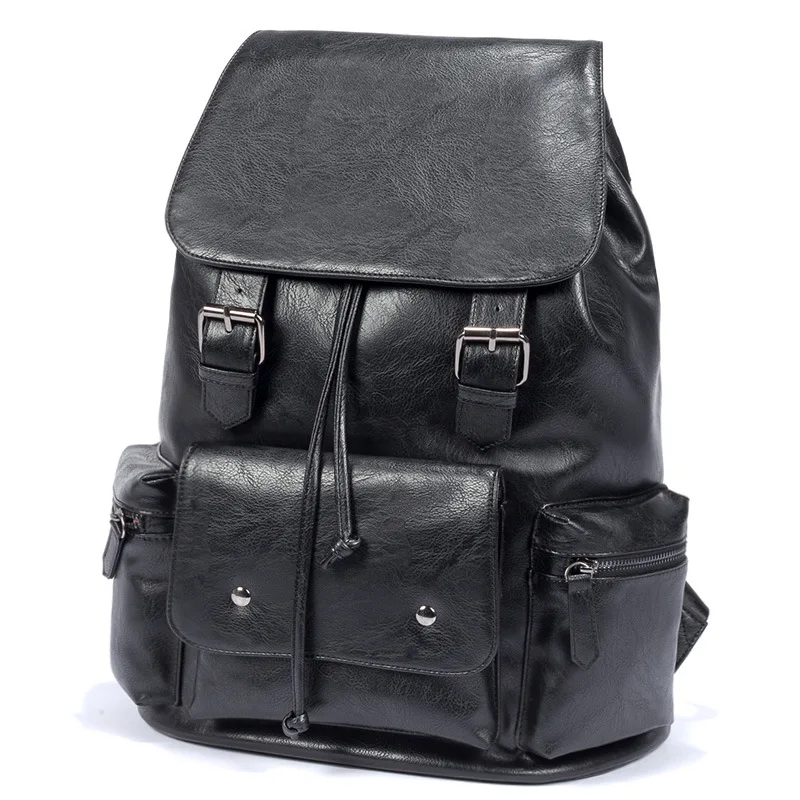 

Pu Women's Backpack Korean-style Bucket Bag Student Travel Casual nan bei bao Printed Logo Cross-Border Supply a Generation of F