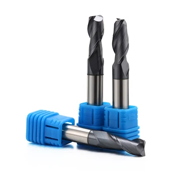 

Dohre 2 Flute Milling Cutter End Mill HRC45 Carbide Tungsten End Mills CNC Router Bits for Woodworking Metal Milling Cutting