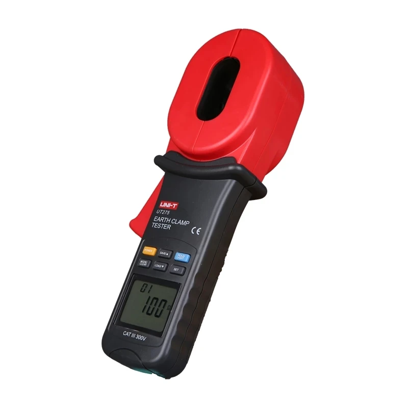 UNI-T UT275 Clamp Earth Ground Testers Resistance Leakage Current Auto Range Data Storage