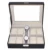 10 Слотов Ретро PU Watch Box Case Organizer Display для мужчин Женщин, Блестящая PU Коробка с мягкими кожаными подушками