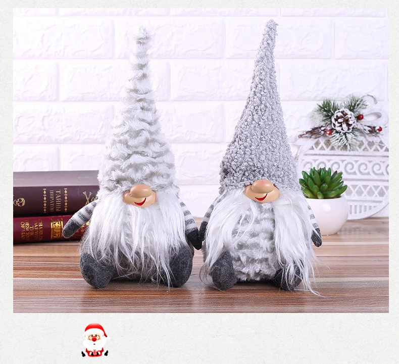 Рождество, Шведский гном, кукла, полосатая шапка, плюшевая, Санта, игрушечные эльфы, орнамент, зимний стол, Рождество, праздник, дом, вечерние, Декор, Рождественская елка