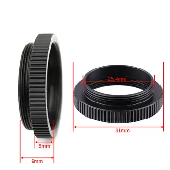 C-MOUNT 5mm 확장 튜브 어댑터 C-CS 마운트 어댑터 스페이서 링 CCTV 렌즈