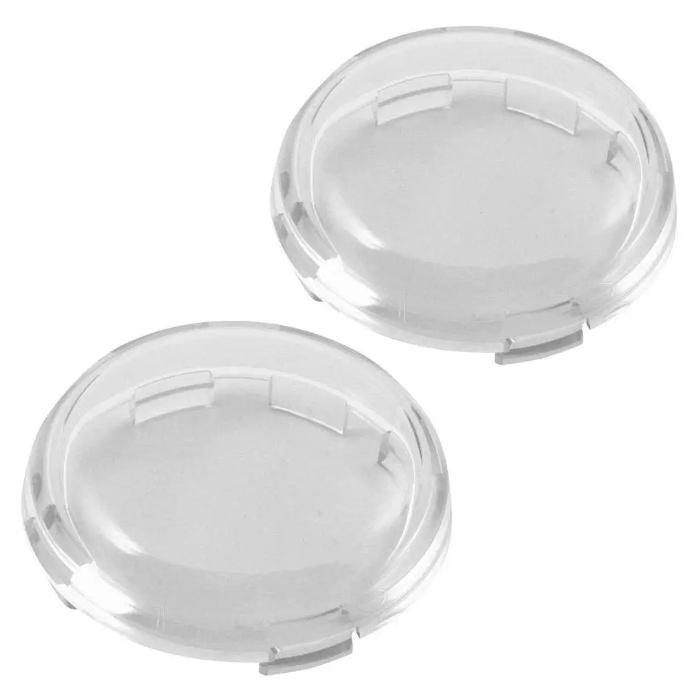 

2 PCS Clear Turn Signal Lens Covers Lenses for Harley-Davidson Touring Sportster XL 883 1986-2015