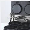 Commercial Pizza Machine 220V Electric Pizza Oven Four Grid Round Pancake Machine Milk Tea Shop Restaurant Snack Food Equipment 4