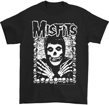 

The Misfits I Want Your Skulls Adult Tee Black Large Free Shipping Tops TEE Shirt