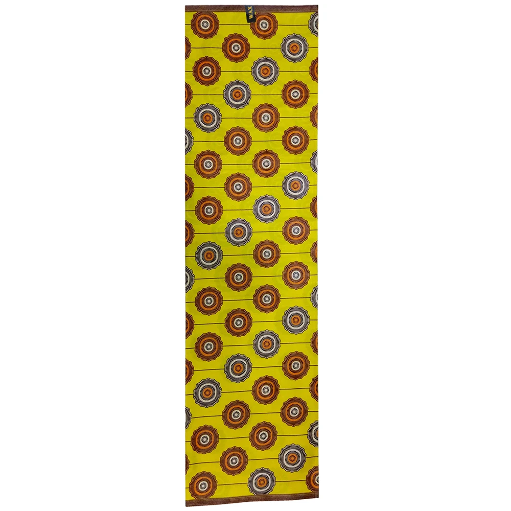 Круг в полоску с принтом желтого цвета в африканском стиле; туфли в форме голландских башмаков с воск в нигерийском стиле Африканский воск ткань