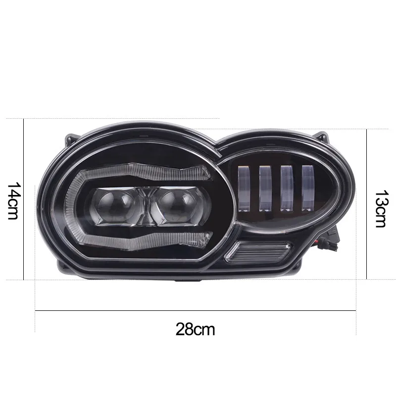 Faro A Led Per B-Mw R1200Gs R1200Gs Adv R1200Gs Lc 2005-2012 (Apto Para Enfriador De Aceite)