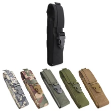 Nylon Flashlight Holster for Duty Belt, Adjustable Small Heavy Duty Flashlight Holder Tac Flashlight Belt with Flashlight Pouch