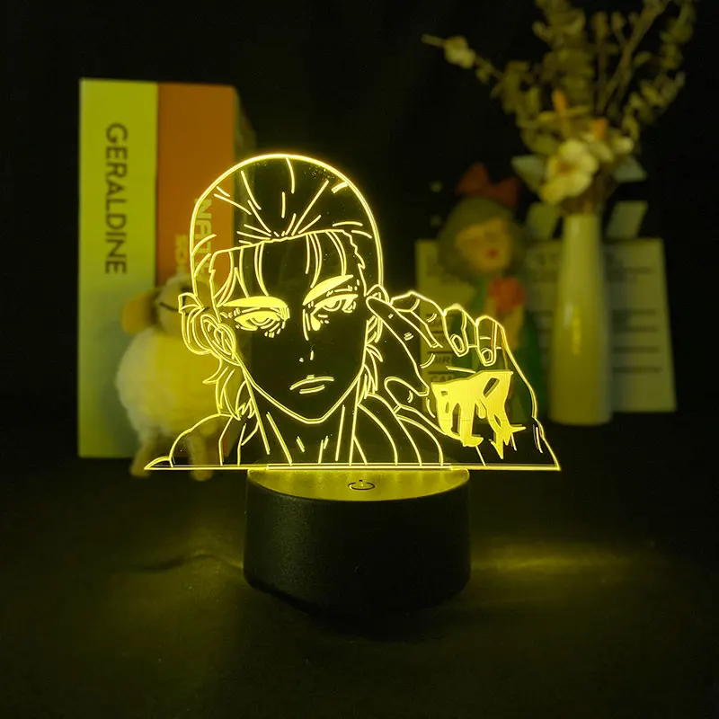 Светодиодная лампа аниме атака на Титанов декор для детской спальни 3d Led
