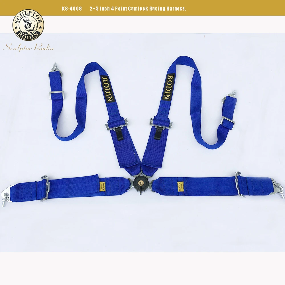 3 pulgadas 4 puntos coche Auto deporte cinturón de seguridad arnés de carreras + accesorios de coche|Cinturones de seguridad y - AliExpress